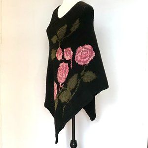 Italian Wool/Mohair IMPERICO poncho - So Pretty!